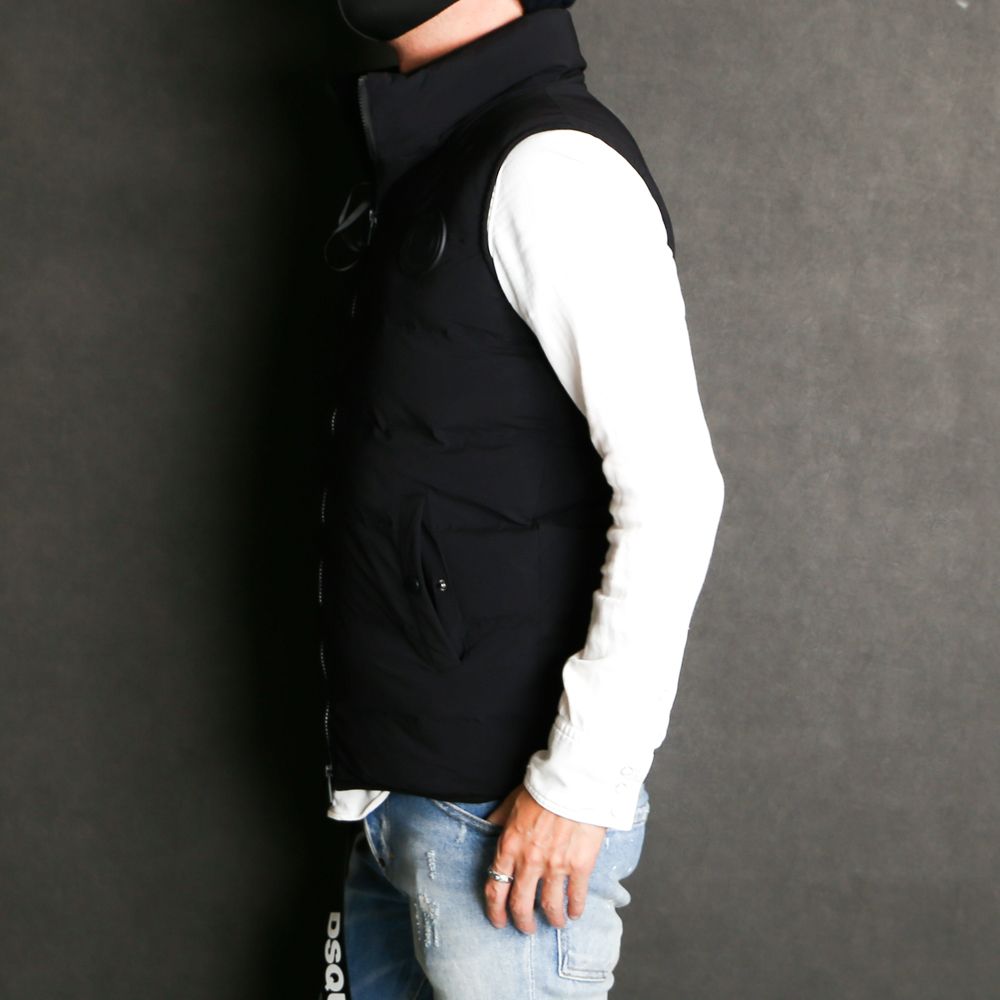BIG LOGO INNER COTTON VEST / バックロゴ 中綿ベスト / USO-21068