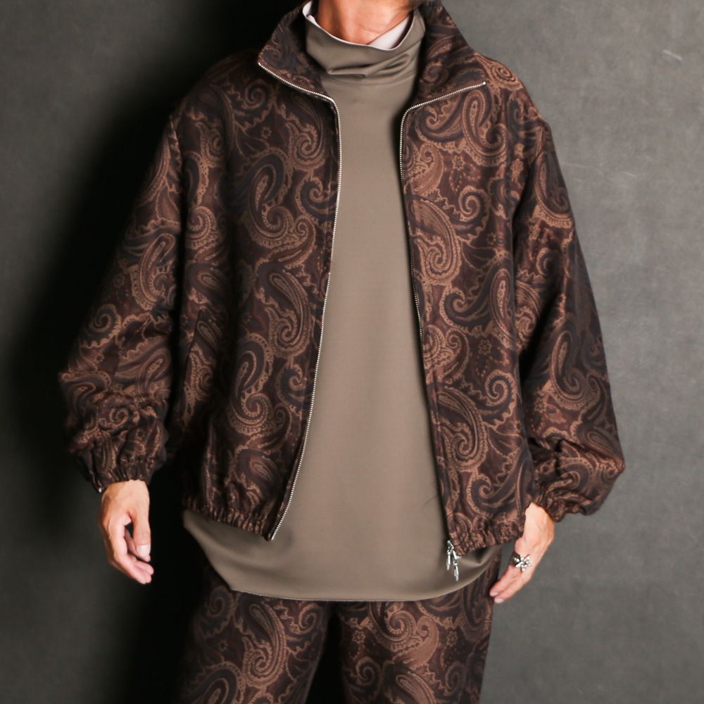 superNova. - Track jacket - Big paisley jacquard / トラック