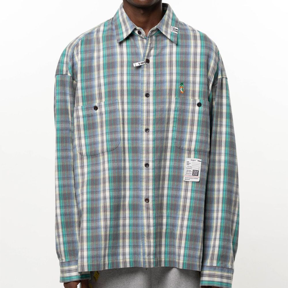 Check Long Sleeve Shirt - Green / チェック ロングスリーブ シャツ / J17SH186