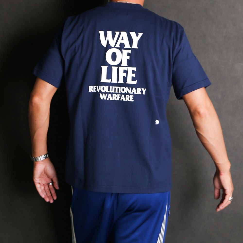 SCRIPT LOGO WAY OF LIFE TEE - NAVY / Tシャツ / 24'SPT-0802