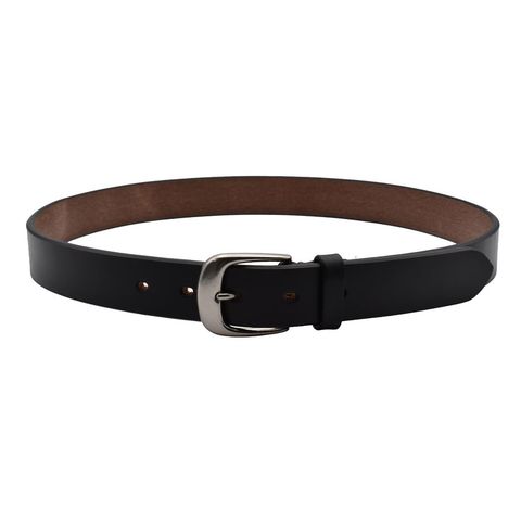 Bridle Leather Officer Belt - BLK / LBT-019
