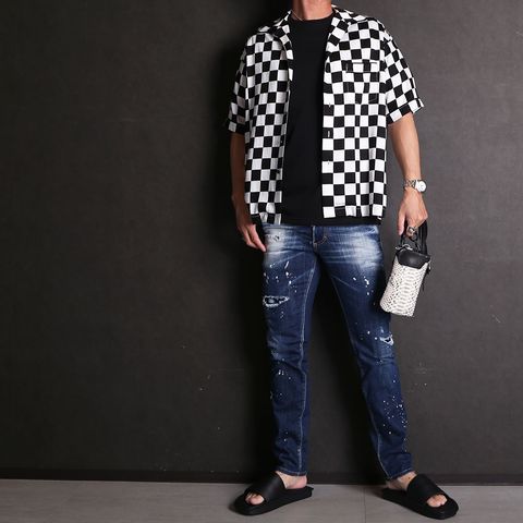 【MINEDENIM】【RESOUND CLOTHING】【DSQUARED2】【Y-3】コーディネート