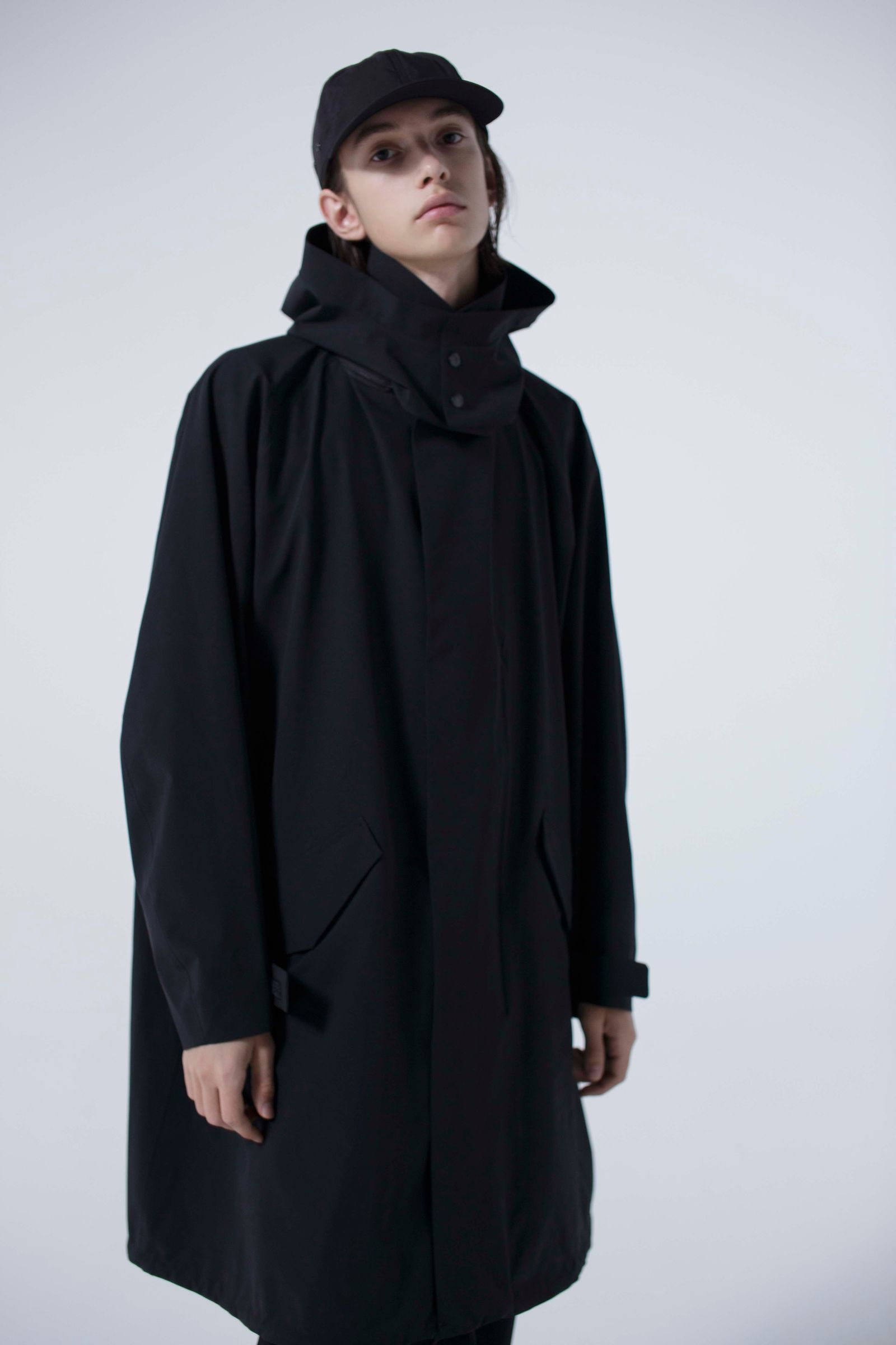 VICTIM - SEAMLESS BIG COAT / シームレス フードコート / VTM-21-C