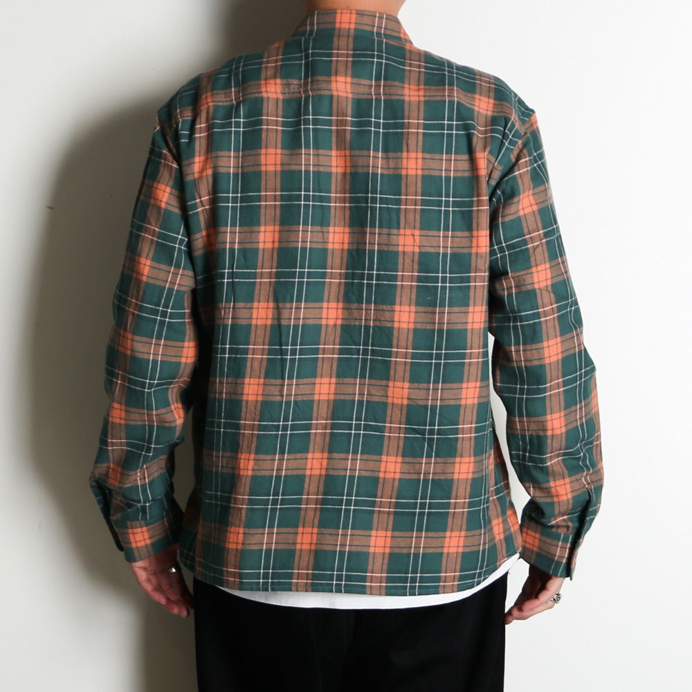 COTTON LINEN CHECK SHIRT / コットンリネン チェックシャツ / 26'RS-0206