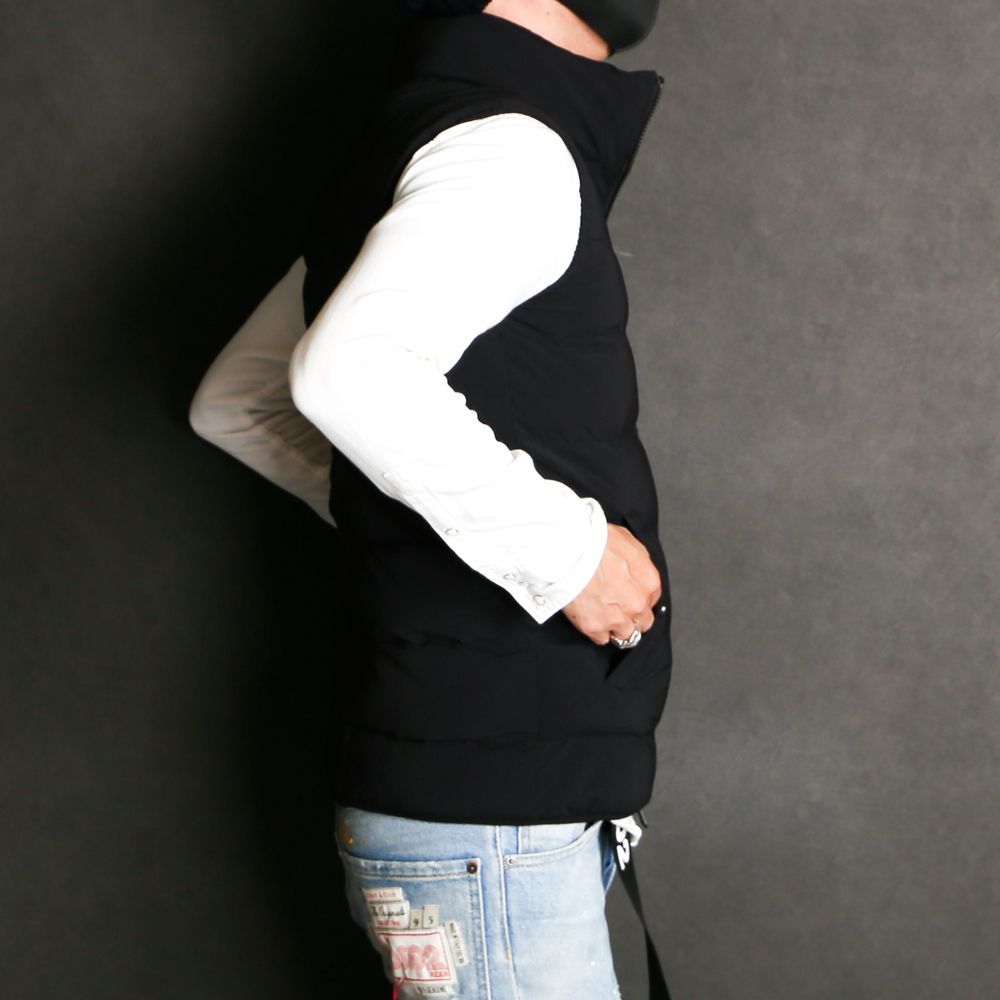 BIG LOGO INNER COTTON VEST / バックロゴ 中綿ベスト / USO-21068