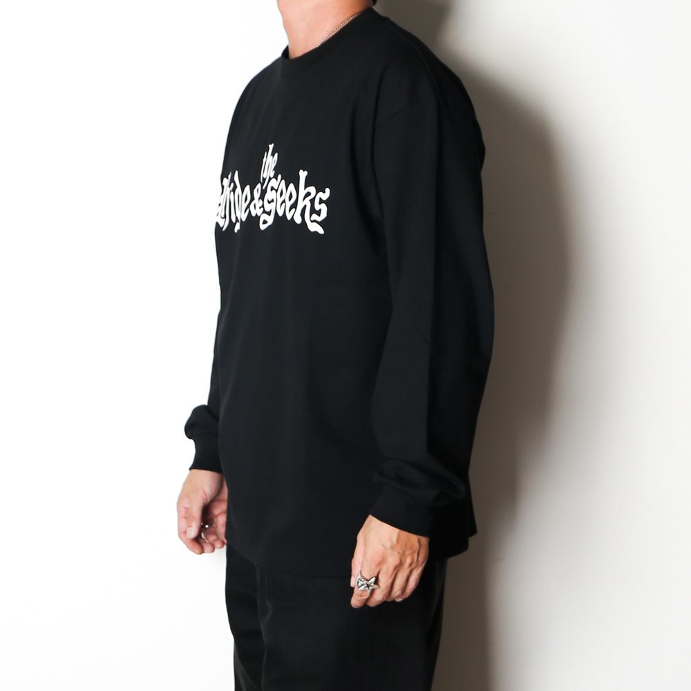 " HIDEANDSEEK × Toru Nishiura " / The H&S L/S Tee - BLK / Tシャツ / H30th-091426