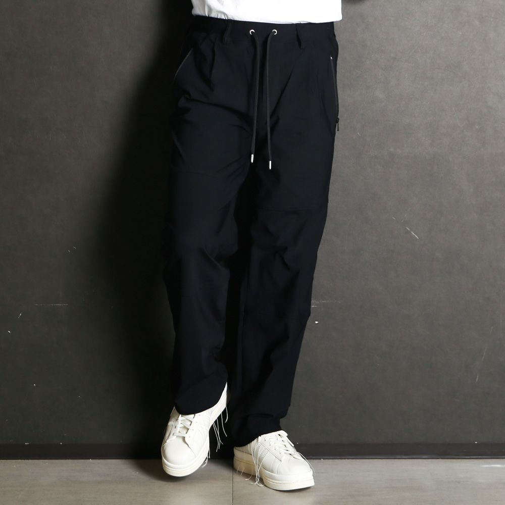 Johnson LINE WIDE PT - BKBK / ジョンソンラインワイドパンツ / RC39-ST-009WT