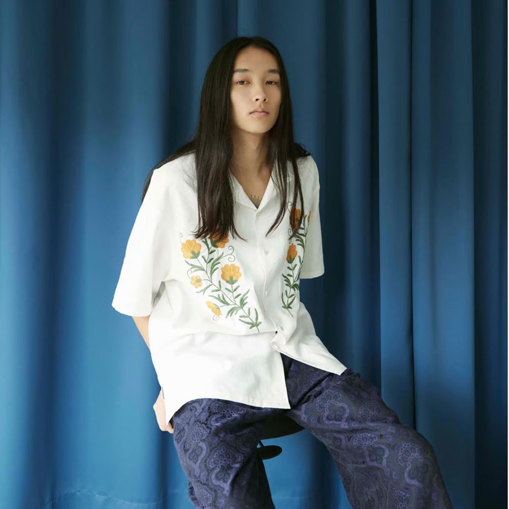 super nova / ジャガード Flower Big shirt super nova / ジャガード Flower Big shirt