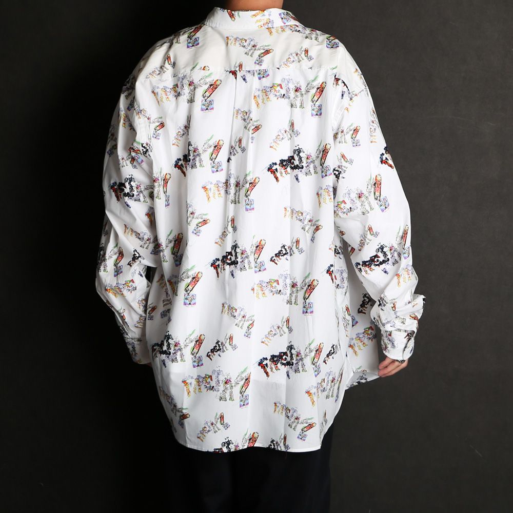 EYƎ GRAPHIC BIG LONG SLEEVE SHIRT / シャツ / ABH-SH-M04