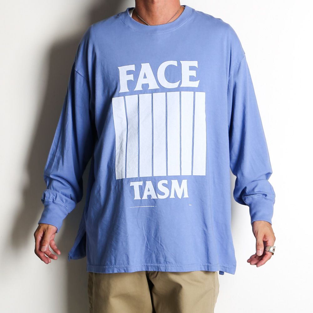人気アイテムランキング SLEEVE LONG BARS 7 - FACETASM TEE T グラフィック / BLUE - トップス