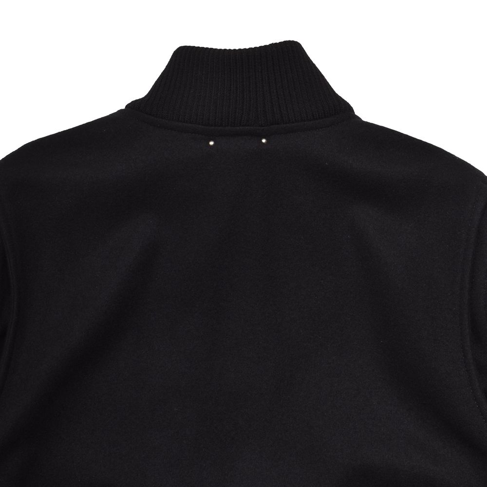 Wool Light Melton Flying JKT - BLK / 2510-9001