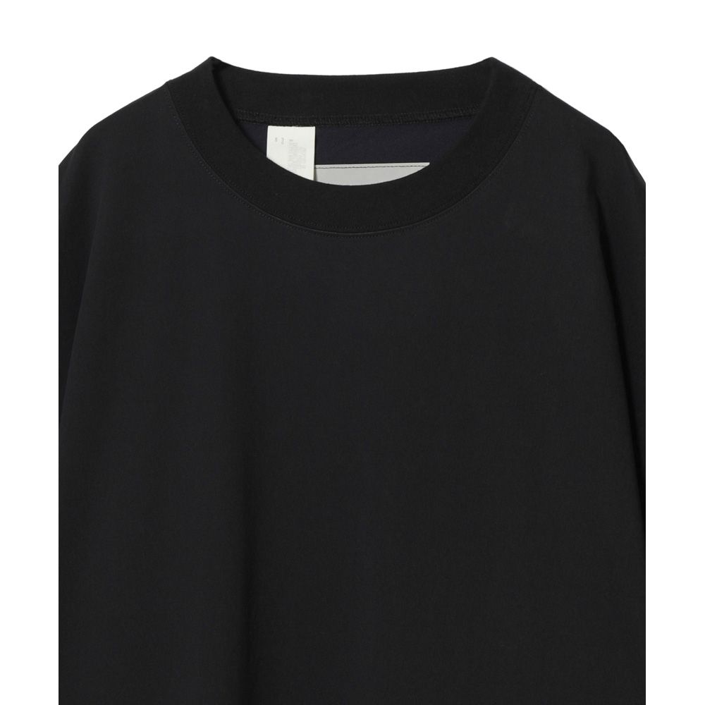 CREW NECK HALF SLEEVE T-SHIRT - BLACK / 9241-CS53-033