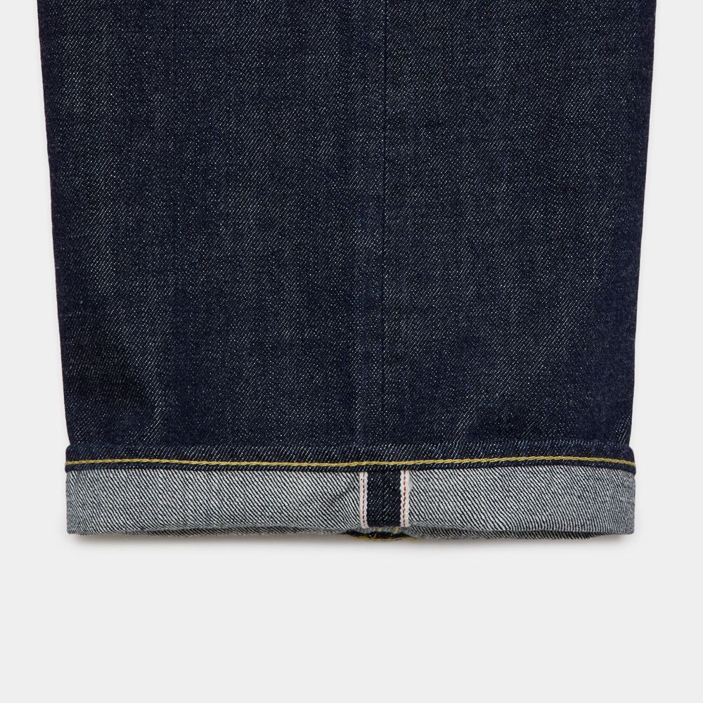 CLEAN CYLINDER FIT JEANS - INDIGO O.W / オーガニックコットン 13.5oz セルビッチデニム - クリーンシリンダーフィットジーンズ / M26A10PT02C