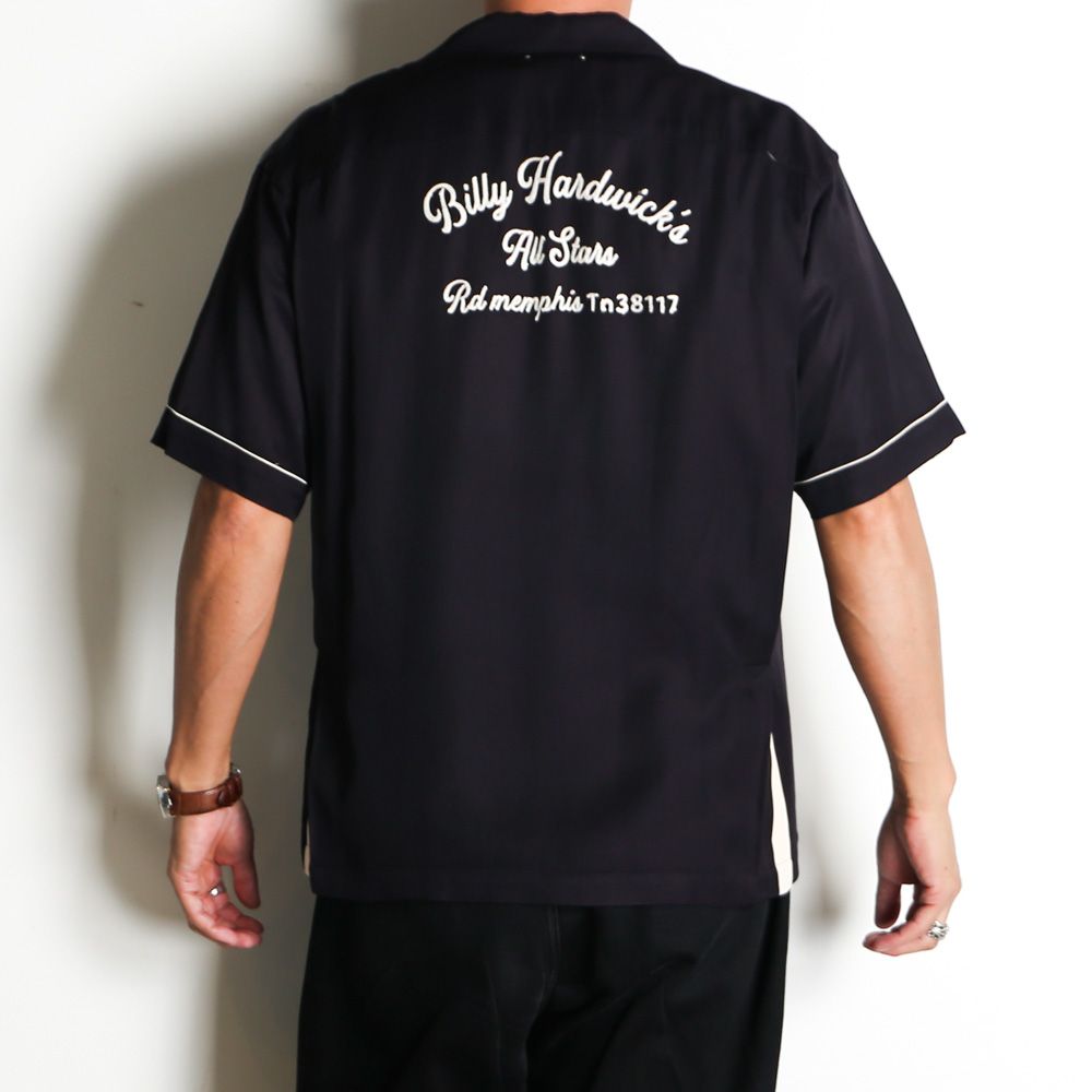 B.H.All Stars Rayon Bowling SH - BLK / 2604-5001