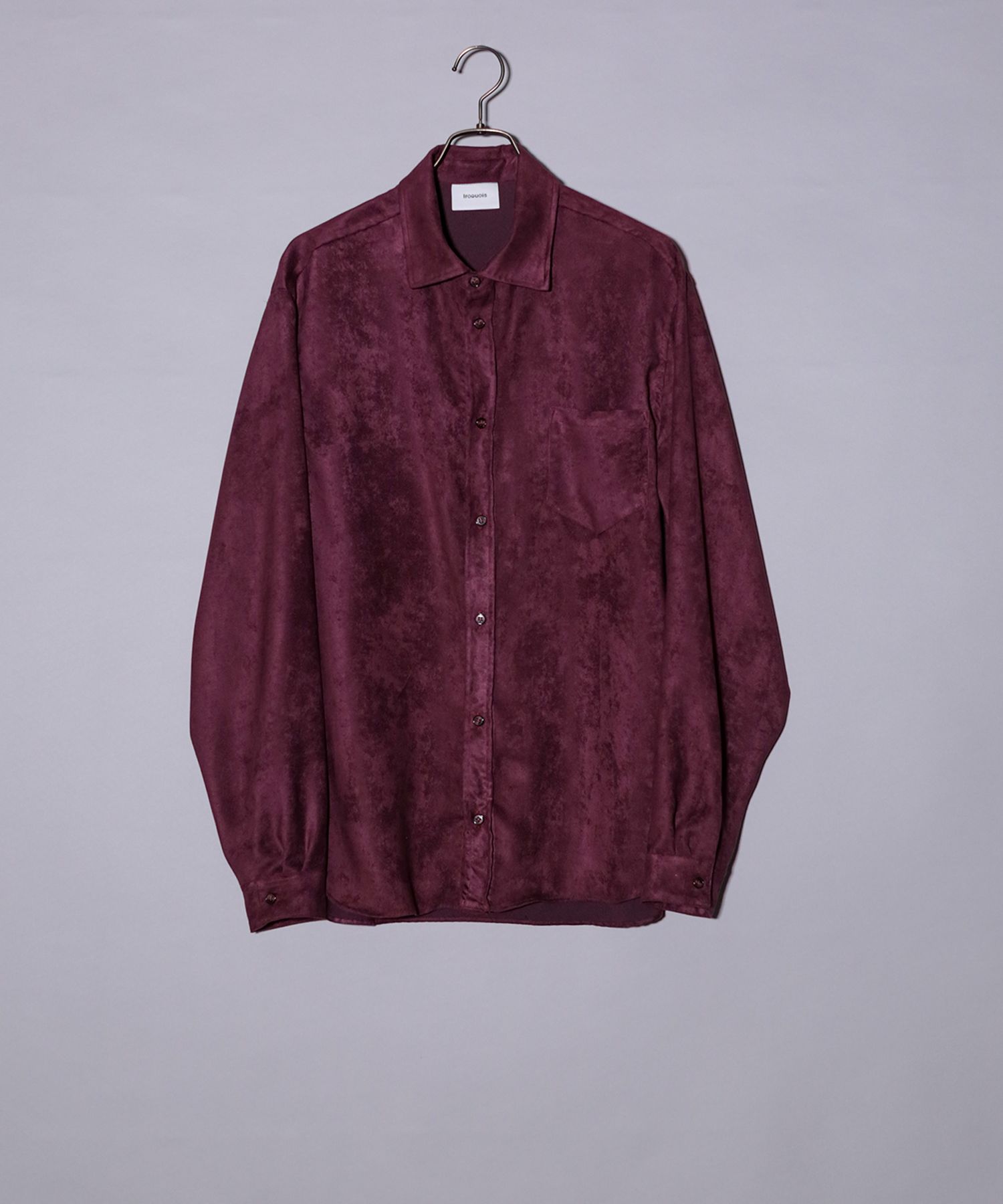 ECO SUEDE SH / エコスエード プレーンシャツ / 379207