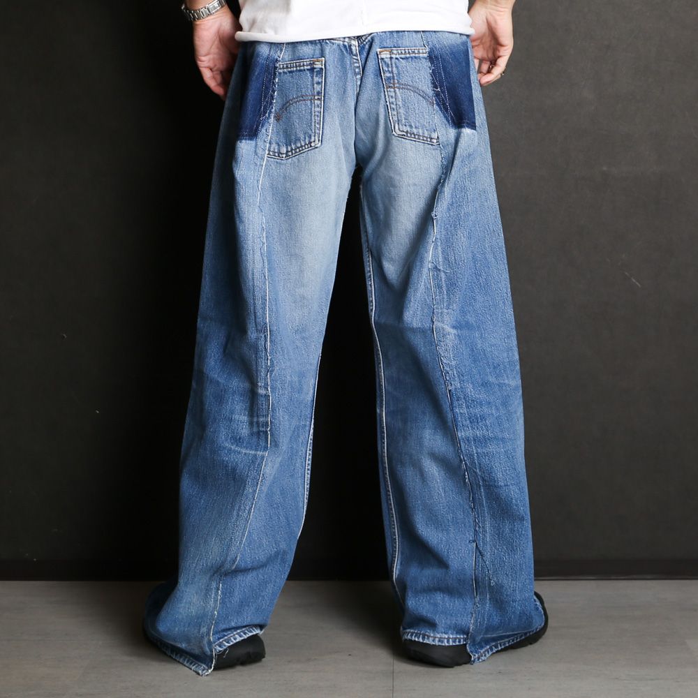 MINEDENIM - OLD PARK×MINEDENIM / Rebuild Buggy Jeans / MND-22AWOP003 |  chemical conbination