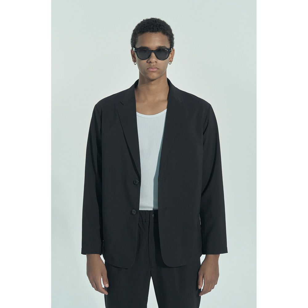 STRETCH TECH JACKET - BLACK / テーラードジャケット / VTM-26-O-001