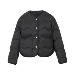 【レディース】 PRETORIA プレトリア - BLACK / ノーカラーブルゾン / LCKA0468013588