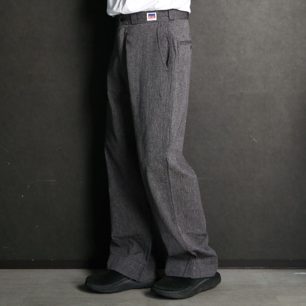 × BIG MAC / BLACK CHAMBRAY WORK PANTS / 2262-PT60-026