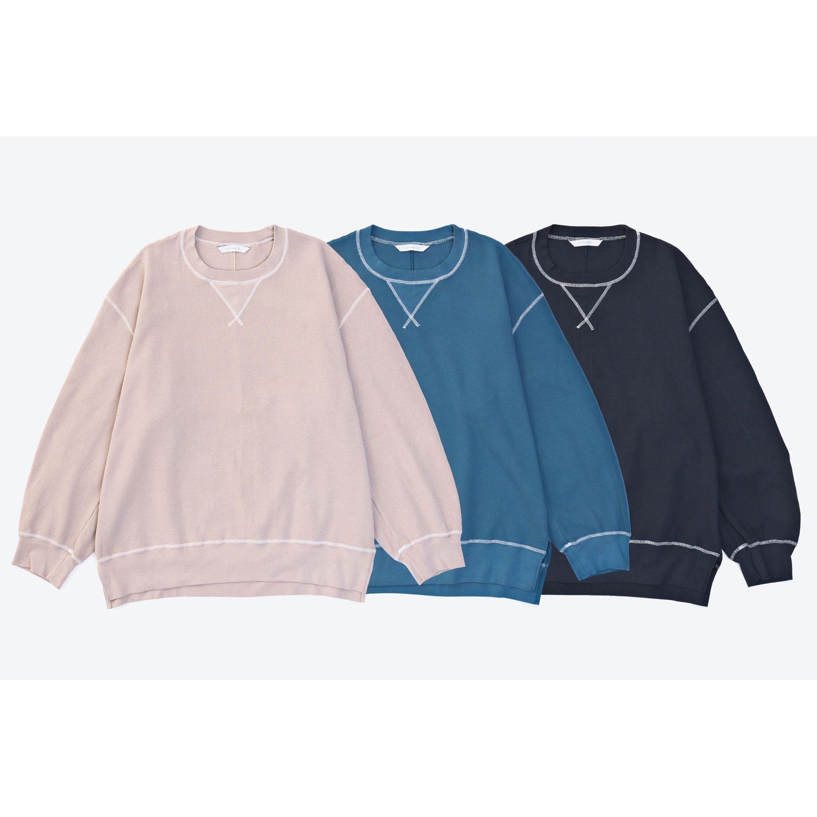 BIG WAFFLE SWEAT / ビッグワッフルスウェット サーマルカットソー / VTM-22-SW-021
