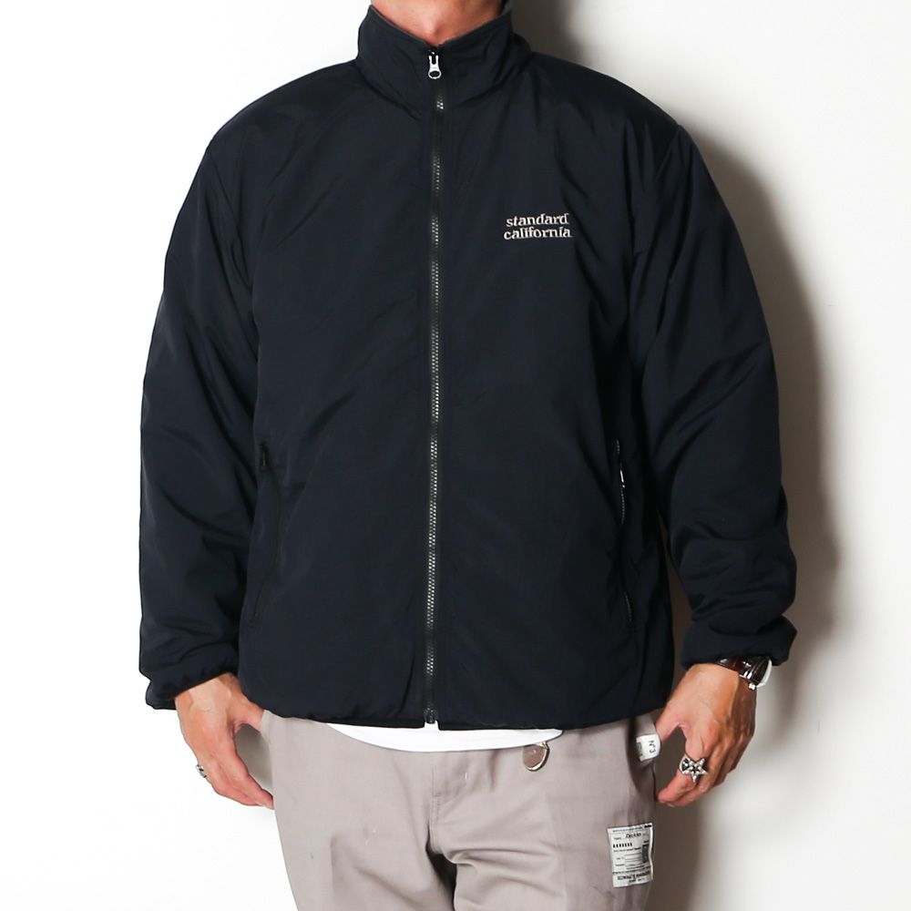 SD Shelled Fleece Jacket - Black / ナイロンフリースジャケット / OUNLE280
