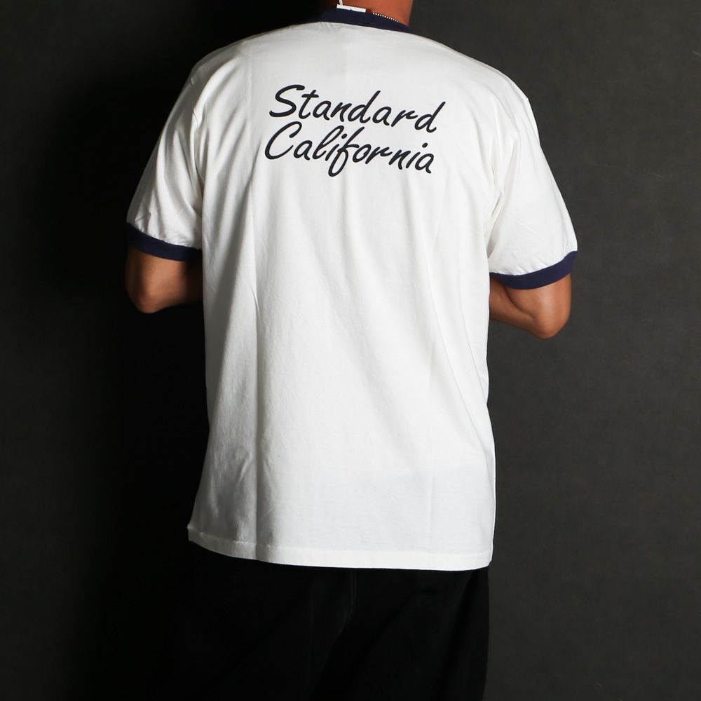 Disney / SD Ringer T - White × Navy / Tシャツ / TSOSJ110