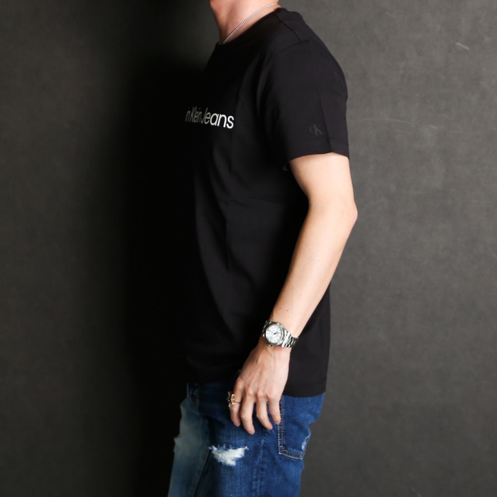 A- SS REG INSTIT LOGO TEE - BLACK / Tシャツ / J321612