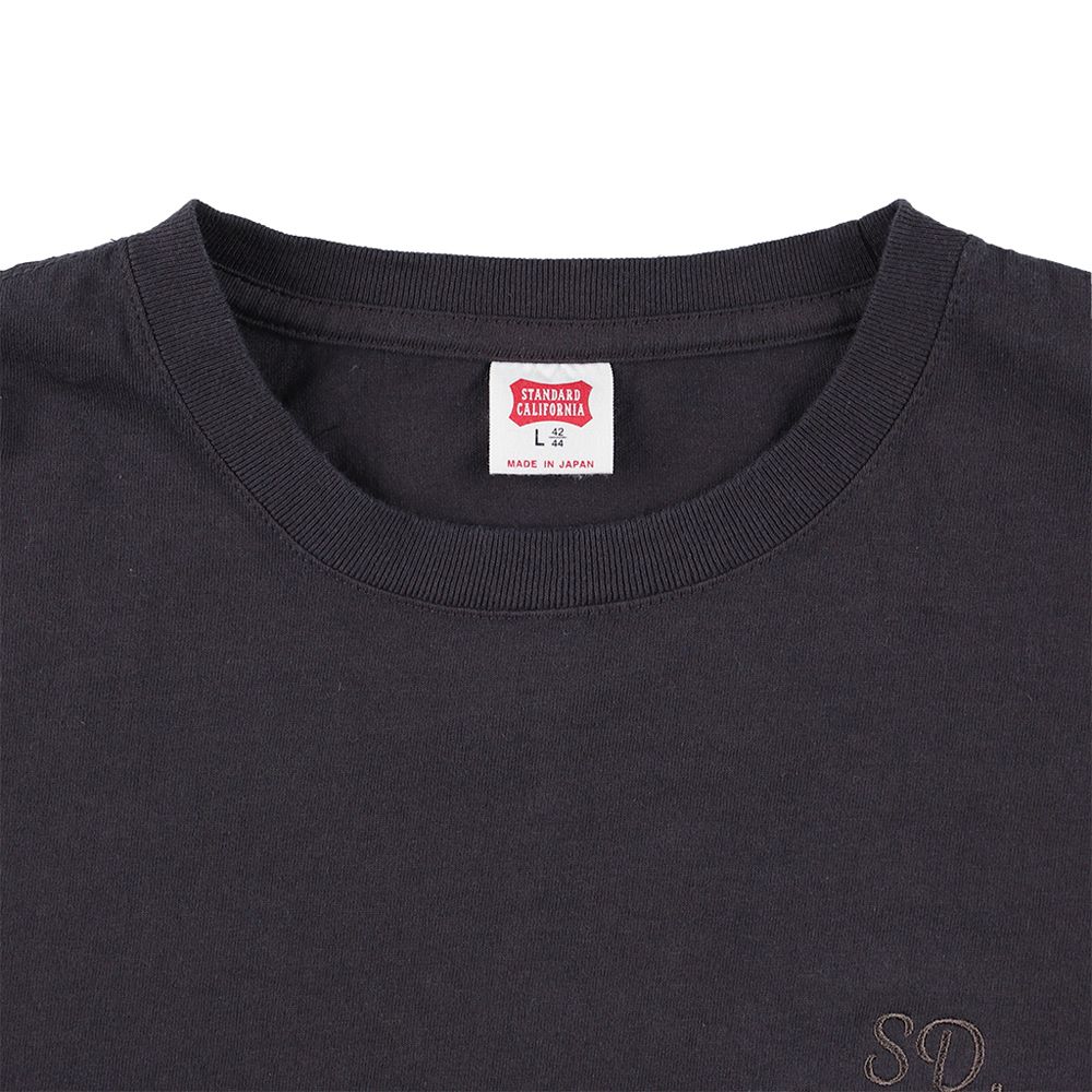 SD US Cotton Logo LS T - BLACK / Tシャツ / TSOLD120