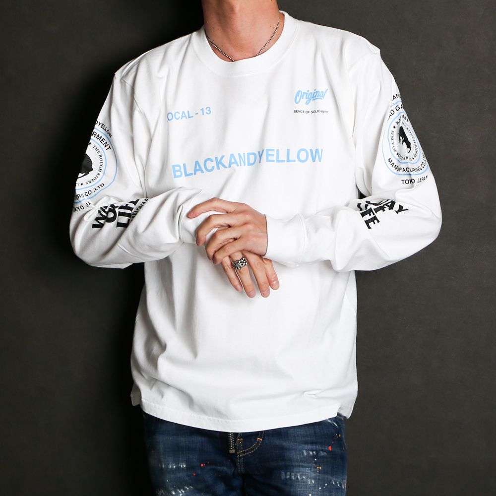 LOCAL-13 L/S / プリント ロングスリーブTシャツ / 21'RTC-0301-WB