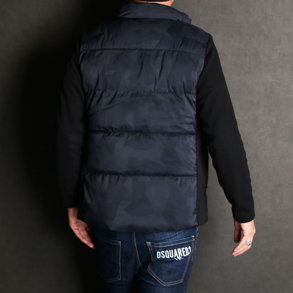 未使用　LUXE AKM PLUS　FIT VEST サイドロゴ 中綿ベスト LAO-23037　サイズM LUXE AKM PLUS ダウンベスト ベスト LUXEAKMPLUS(リュクス