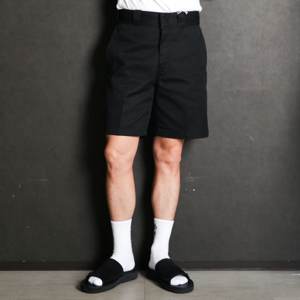 T/C WORK SHORTS - BLACK / ワークショーツ / 26'RP-0408