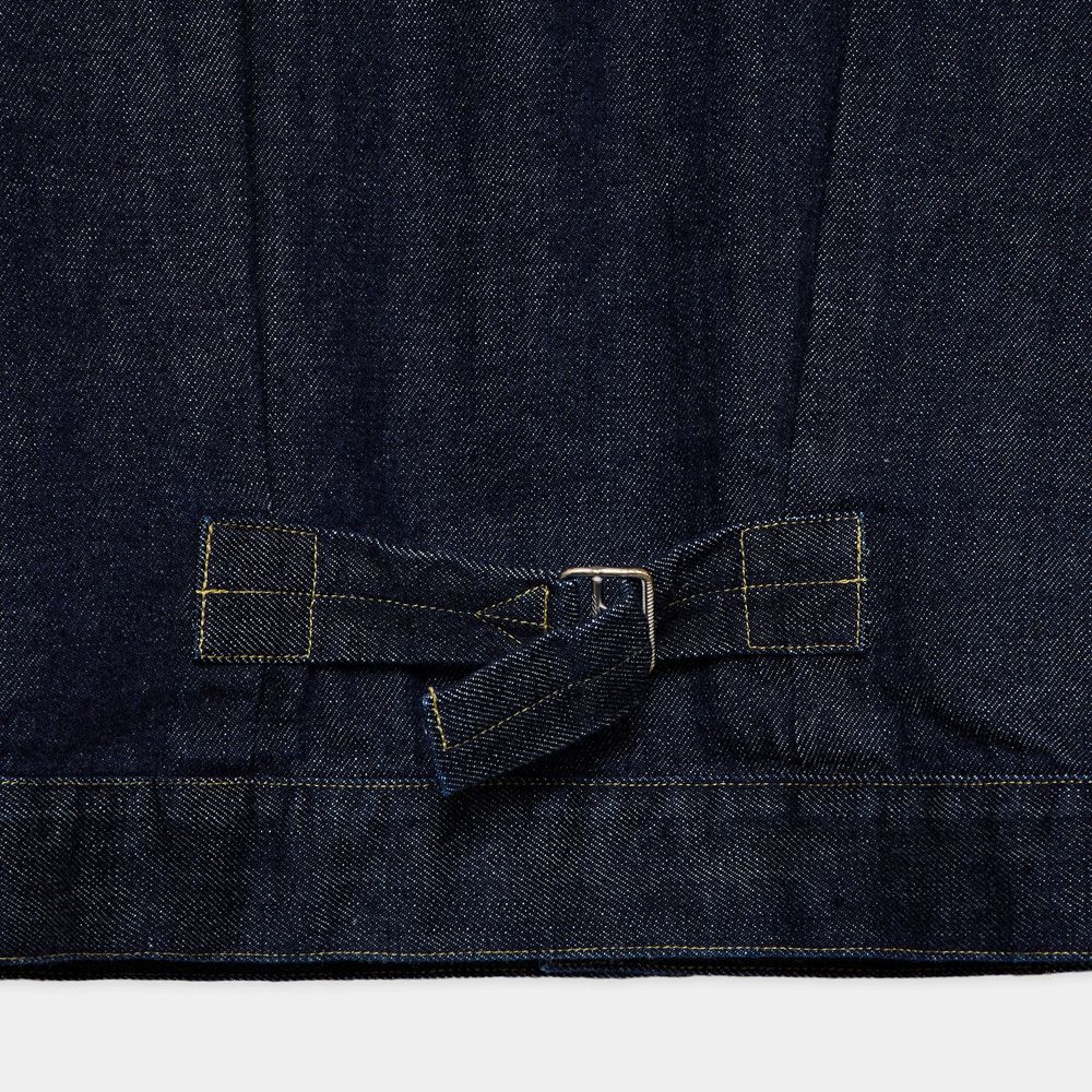 DENIM JACKET - INDIGO O.W / オーガニックコットン 13.5oz セルビッチデニム - TYPE-1 デニムジャケット / M26A10BL01C