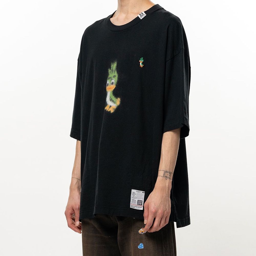 Leon Printed T-shirt - BLACK / レオン プリント Tシャツ / J17TS832