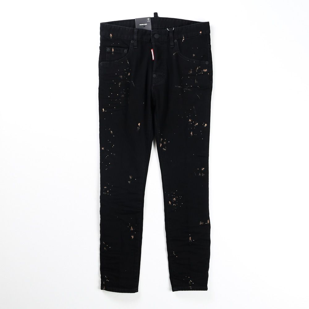 DSQUARED2 - ICON Black Milky Wash Skater Jean / スケーター 