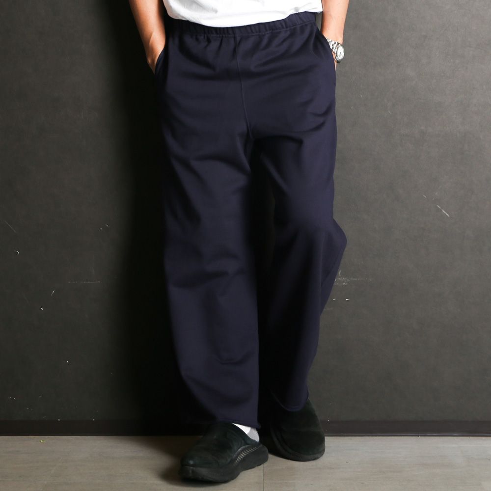 GYM PANTS - D.NAVY / オーガニックコットンヘビー吊裏毛 - ジムパンツ / A25D03PT01C