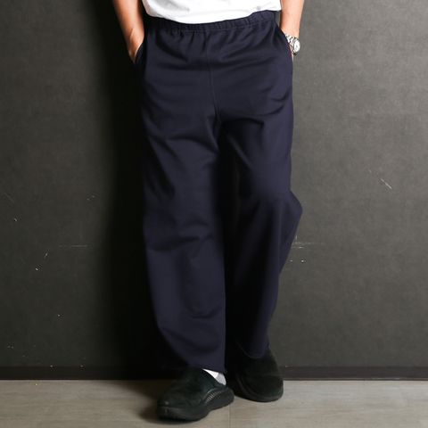 GYM PANTS - D.NAVY / オーガニックコットンヘビー吊裏毛 - ジムパンツ / A25D03PT01C