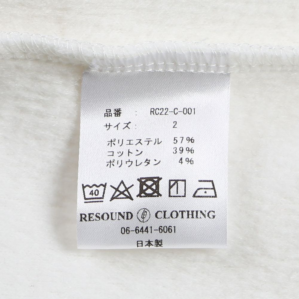 velours fleece neo thermal / ベロアフリース カットオフハニカムサーマル / RC22-C-001