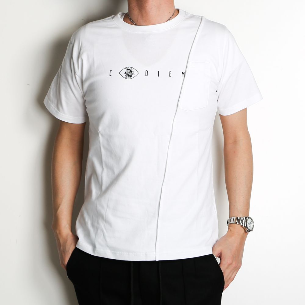 ×C DIEM SWITCHING POCKET T / ポケットTシャツ / UST-21005