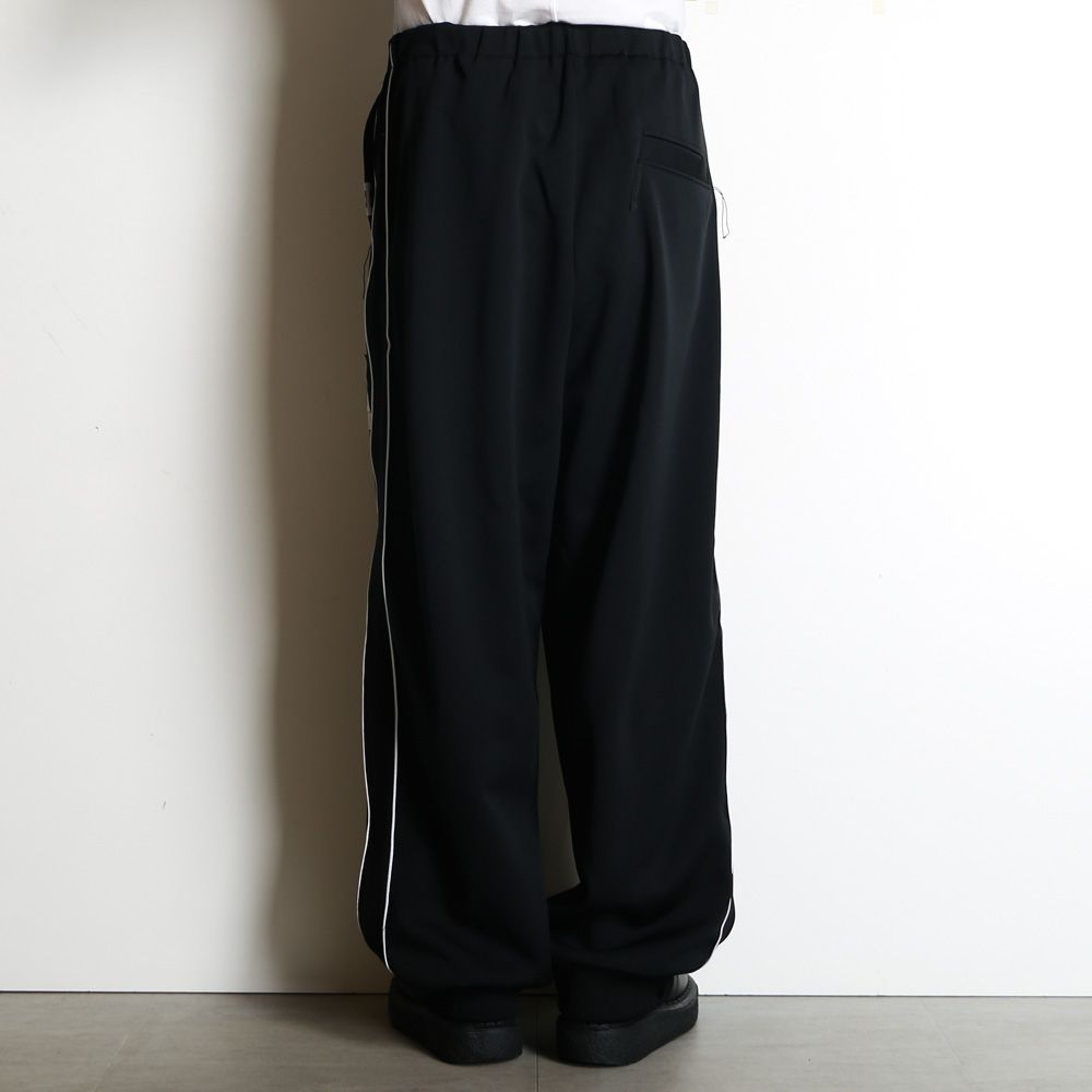 Amateur Sewn Like Track Pants - BLACK / アマチュア ソーン ライク トラックパンツ / A16PT582