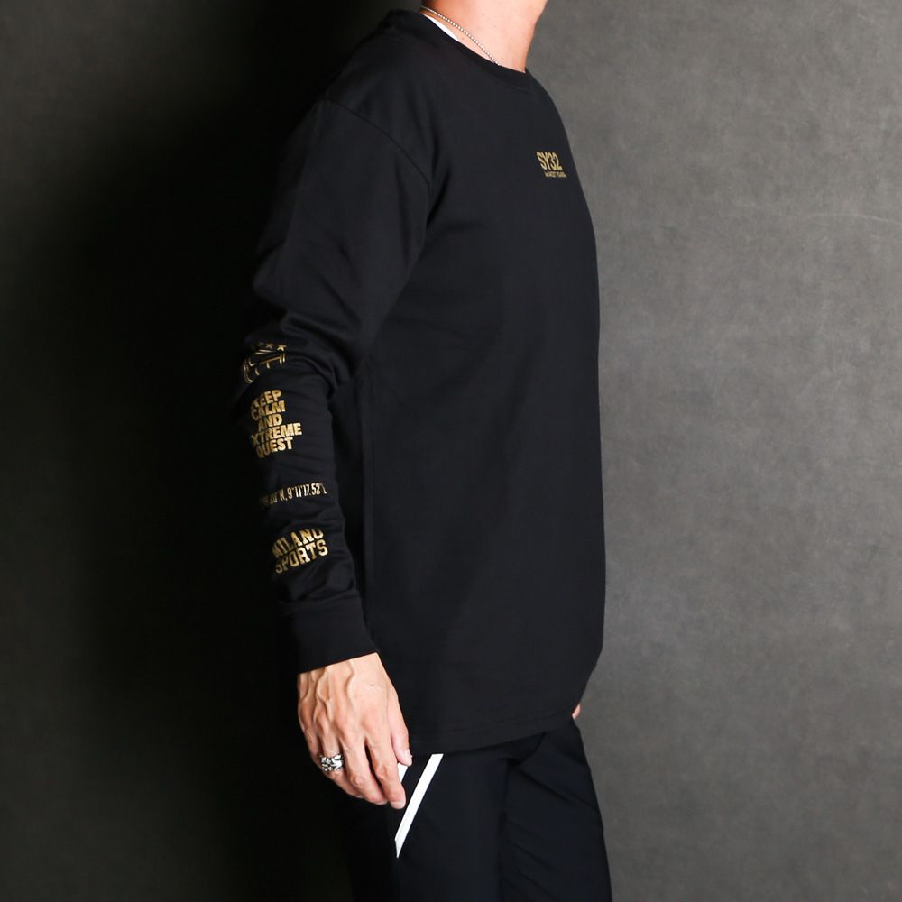 LOOSE SILHOUETTE MULTI LOGO L/S TEE / ロングスリーブTシャツ / 13537J