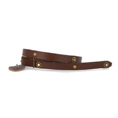 Belt #Flower Stone40 0.75 - Dark Brown / ベルト / BLZAU530