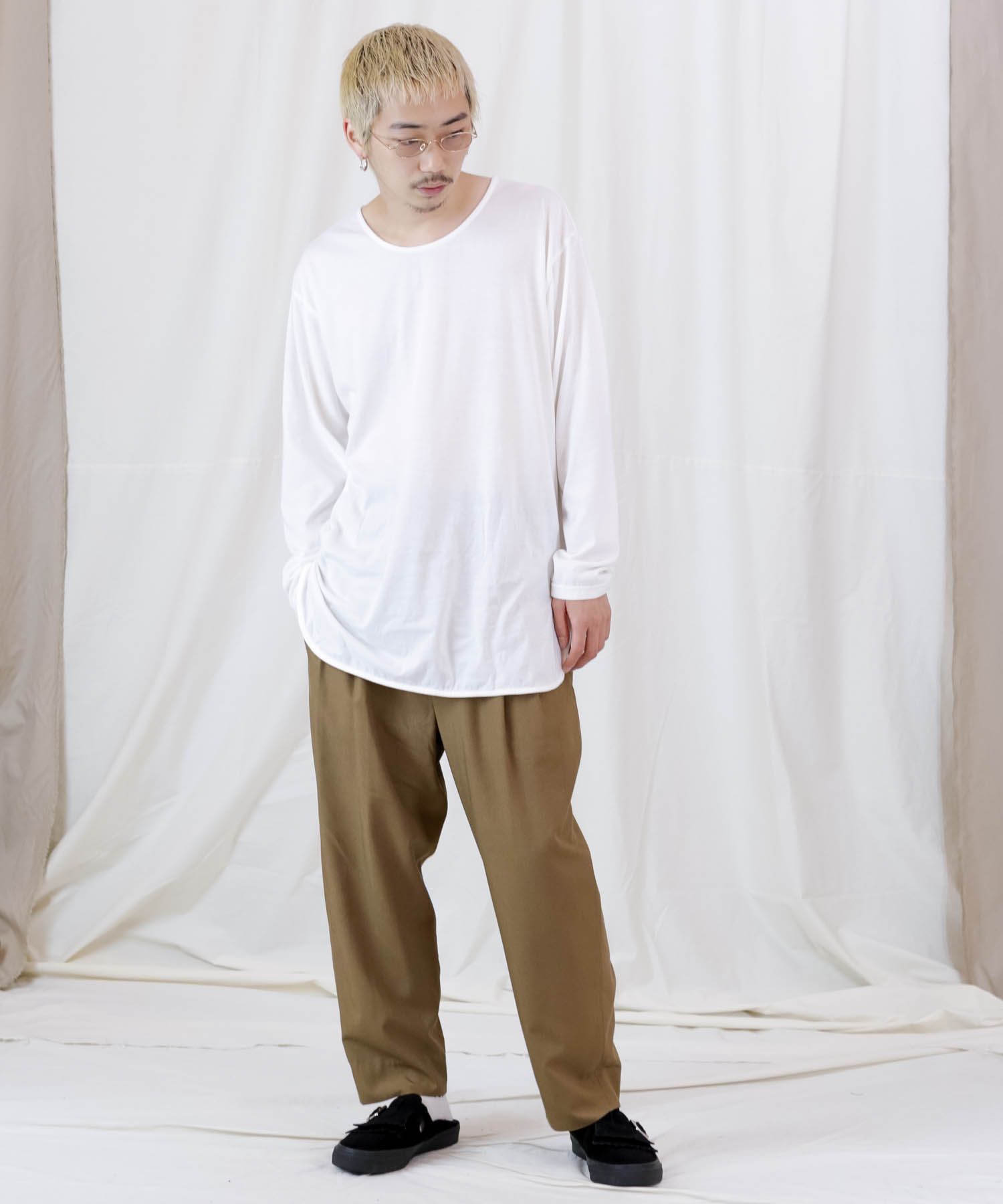 LAYERED LONG CS / レイヤード ロングカットソー / 179101