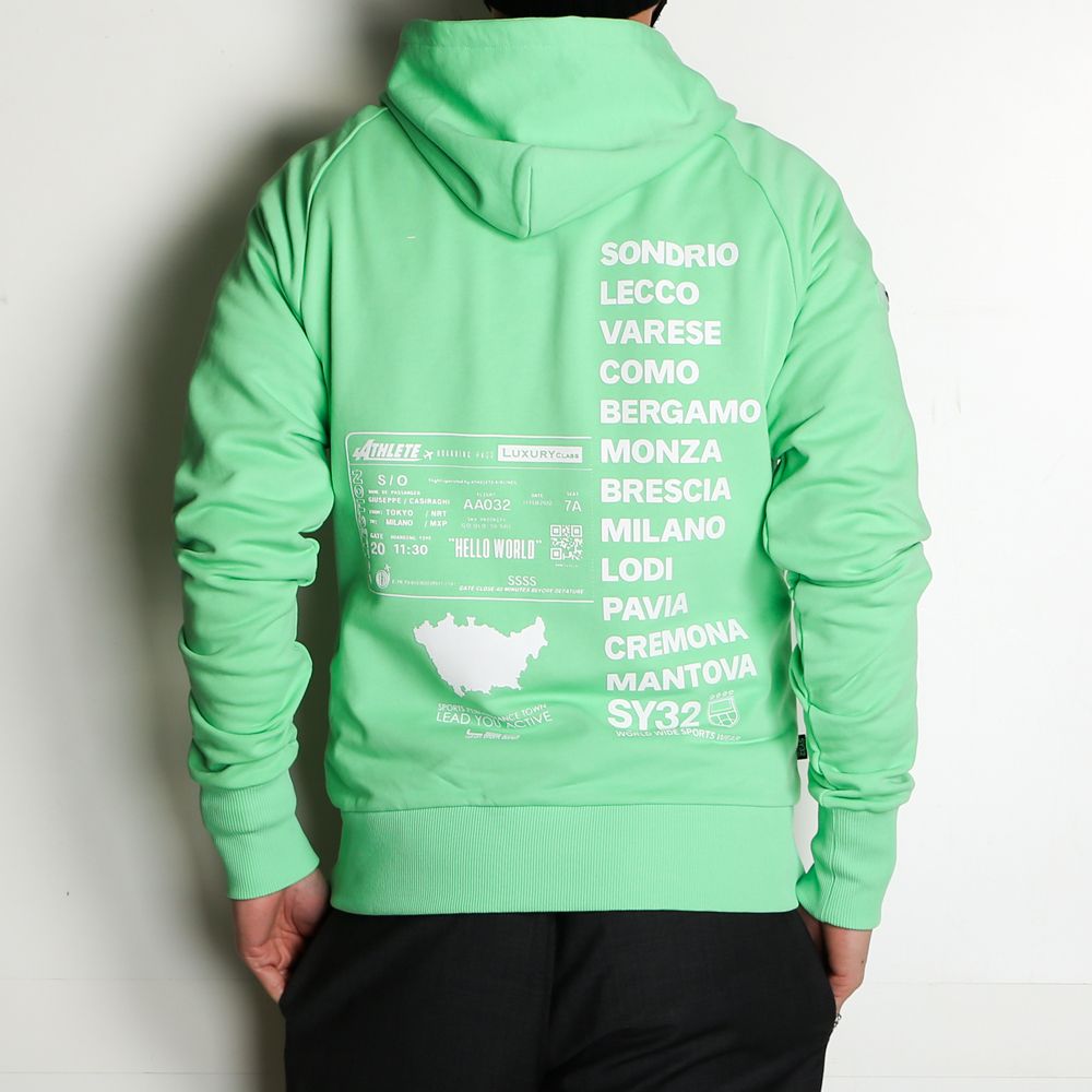 SY32 by SWEET YEARS - 【ラスト1点-サイズM】 FLASH COLOR ZIP HOODIE / ジップアップ パーカー /  12004 | chemical conbination