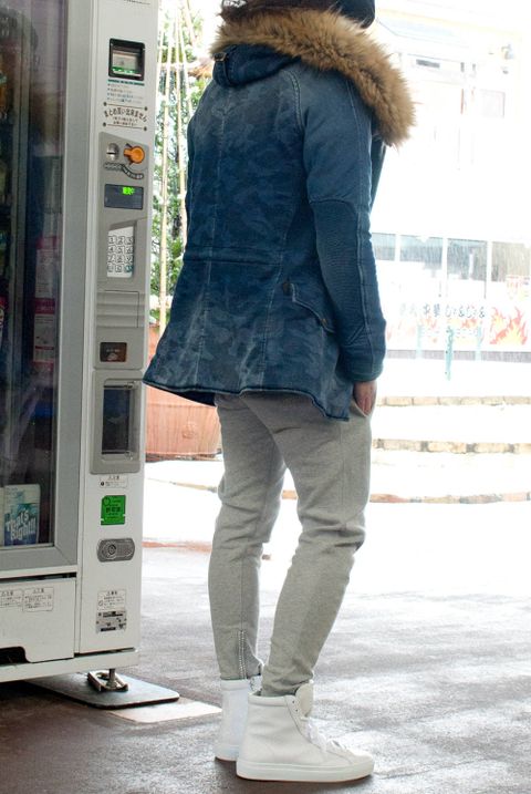 N-3B × スウェットパンツ