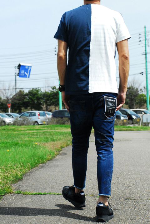 M×BURNOUT　Tシャツコーデ。