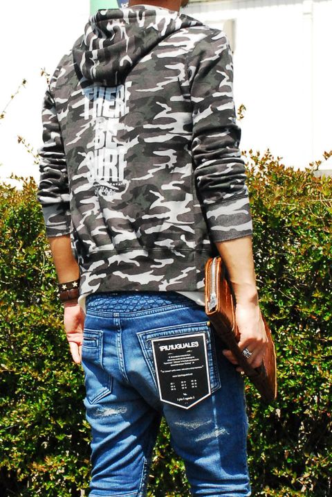 AKM×Marbles PARKA　T072-CTN090　コーディネート。