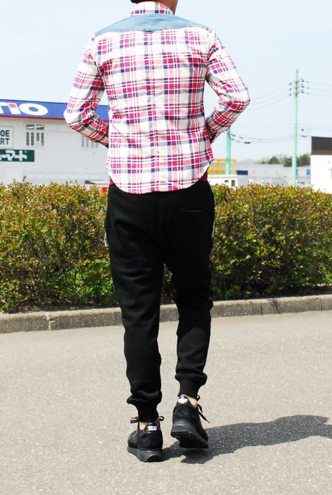 western combi shirts (1PIU1UGUALE3 × WRANGLER)コーデ