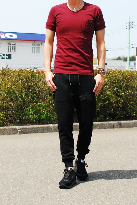 western combi shirts (1PIU1UGUALE3 × WRANGLER)コーデ