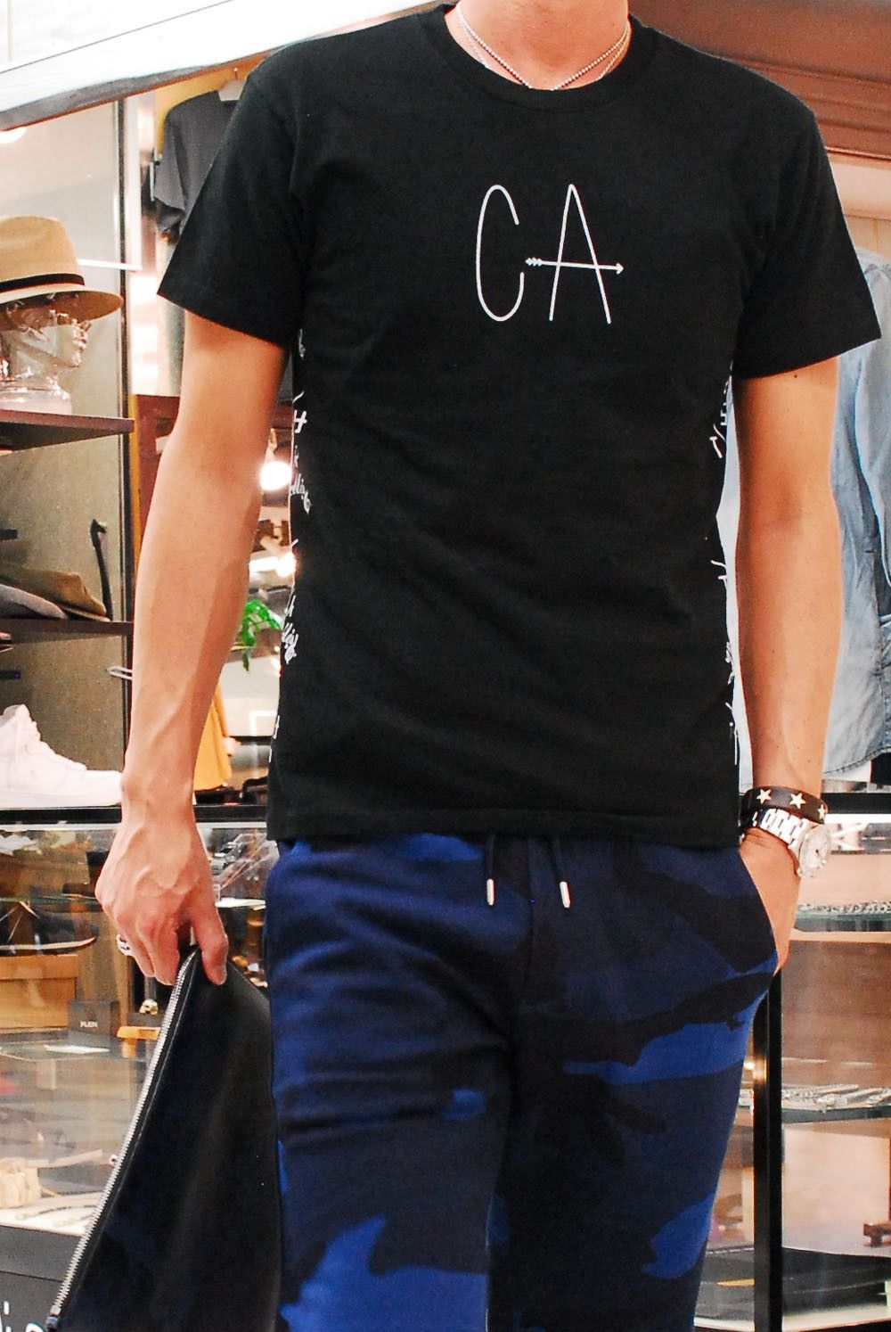 Marbles×SURT　S/S STANDARD TEE (CA)　ブラックバージョン。