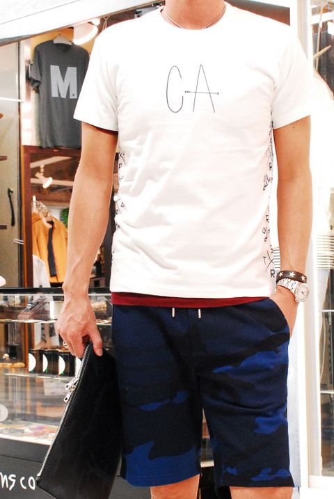Marbles×SURT　S/S STANDARD TEE (CA)　ホワイトバージョン。
